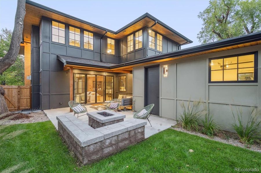 Exterior details and patio area of a home in , Denver (Image 4).