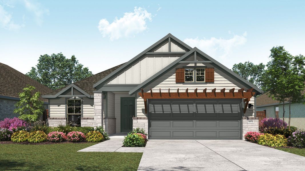 Elevation 4 - Palm Floor Plan