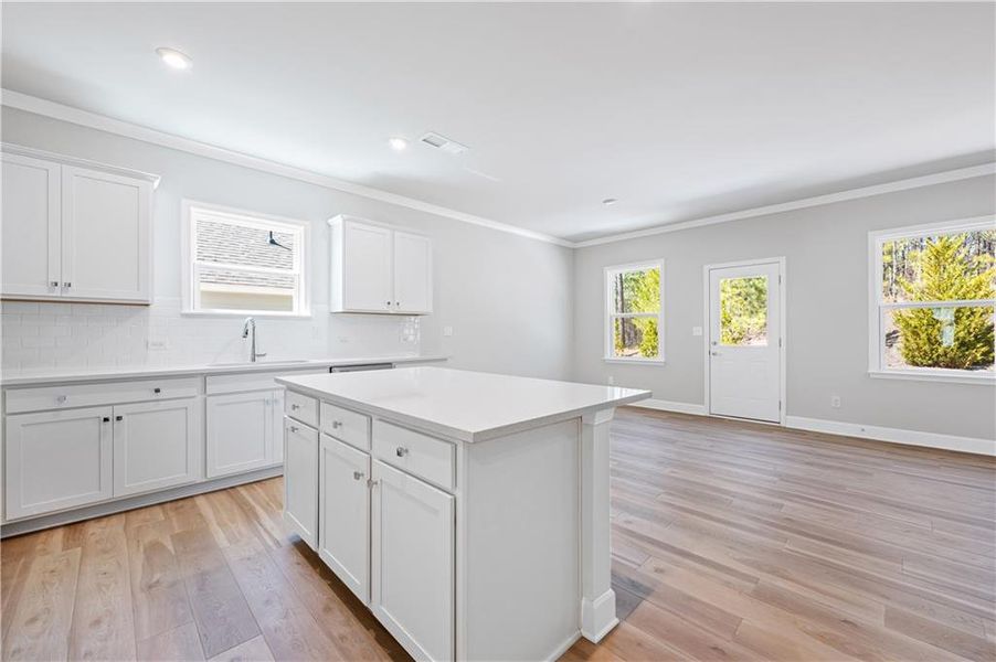 Furnished interior view inside a new home in Enclave at Parkway Village, Fairburn (Image 9).