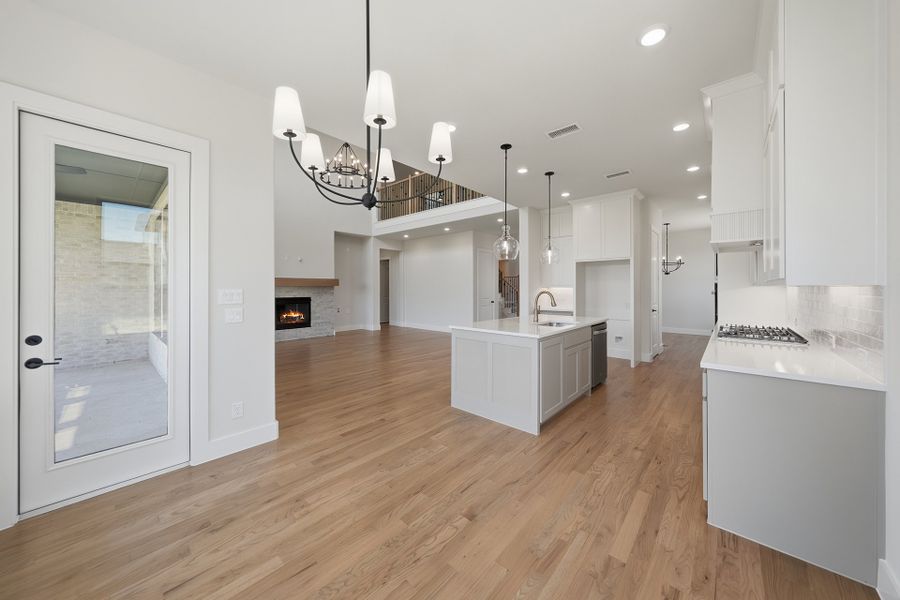 Furnished interior view inside a new home in Hillside Village, Celina (Image 9).
