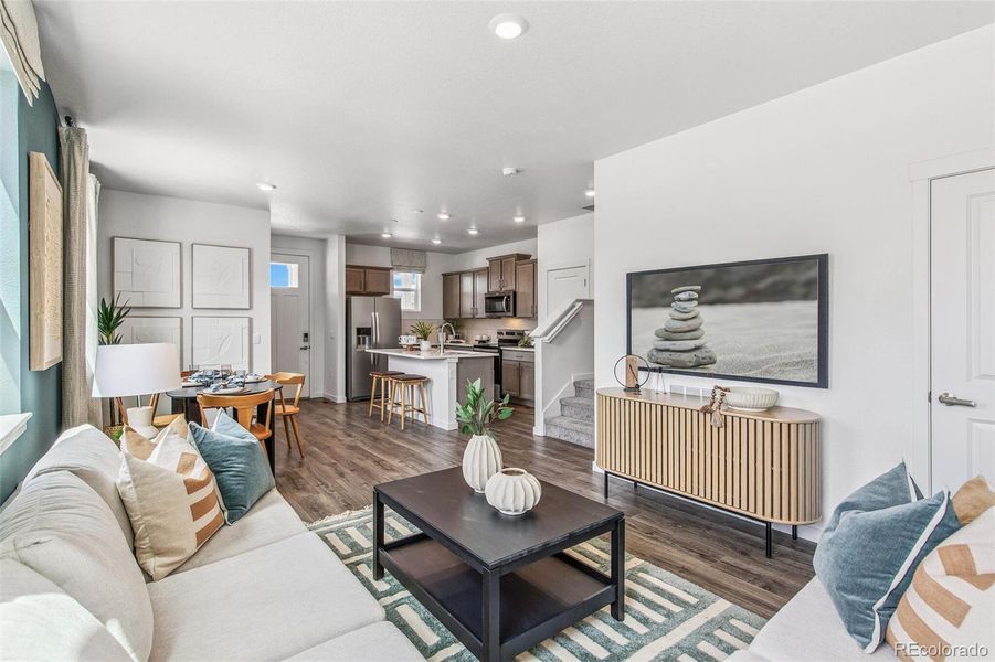 Furnished interior view inside a new home in Arcadia, Denver (Image 10). Furnished interior view inside a new home in Arcadia, Denver (Image 10).