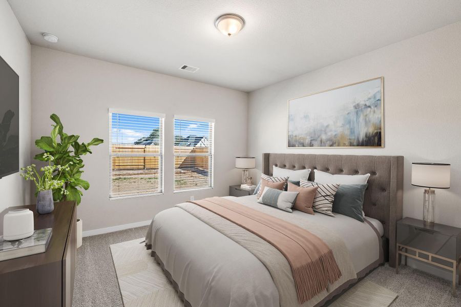 Furnished interior view inside a new home in Arabella on the Prairie 60', Richmond (Image 7).