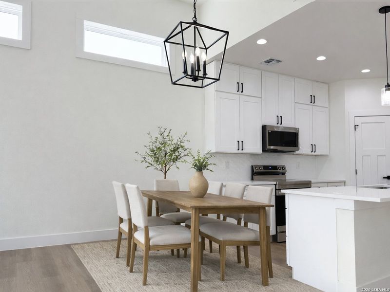 Furnished interior view inside a new home in , San Antonio (Image 13).