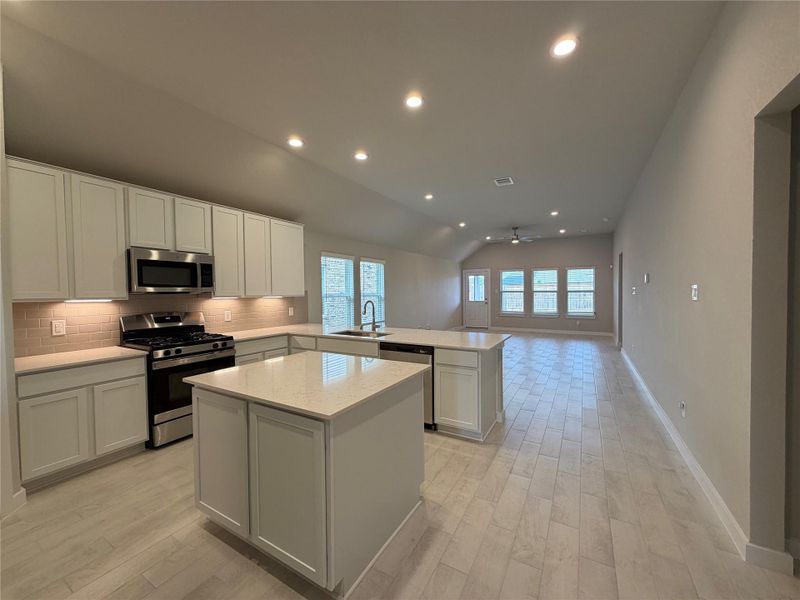 Furnished interior view inside a new home in Morton Creek Ranch, Katy (Image 3).