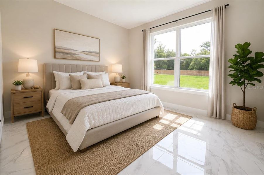 Furnished interior view inside a new home in Ocala Waterway / Kingsland Country Estates, Ocala (Image 18). Furnished interior view inside a new home in Ocala Waterway / Kingsland Country Estates, Ocala (Image 18).