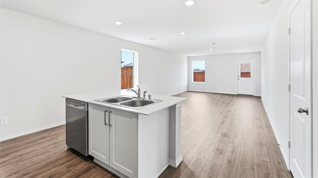 Furnished interior view inside a new home in Asher Oaks, Bonham (Image 3).