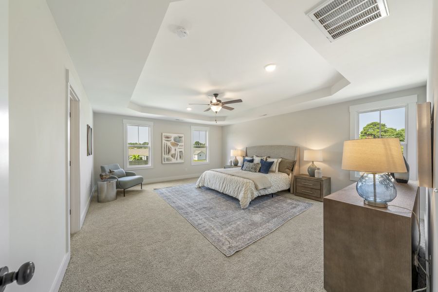 Furnished interior view inside a new home in Parkwood Estates, Leland (Image 18).