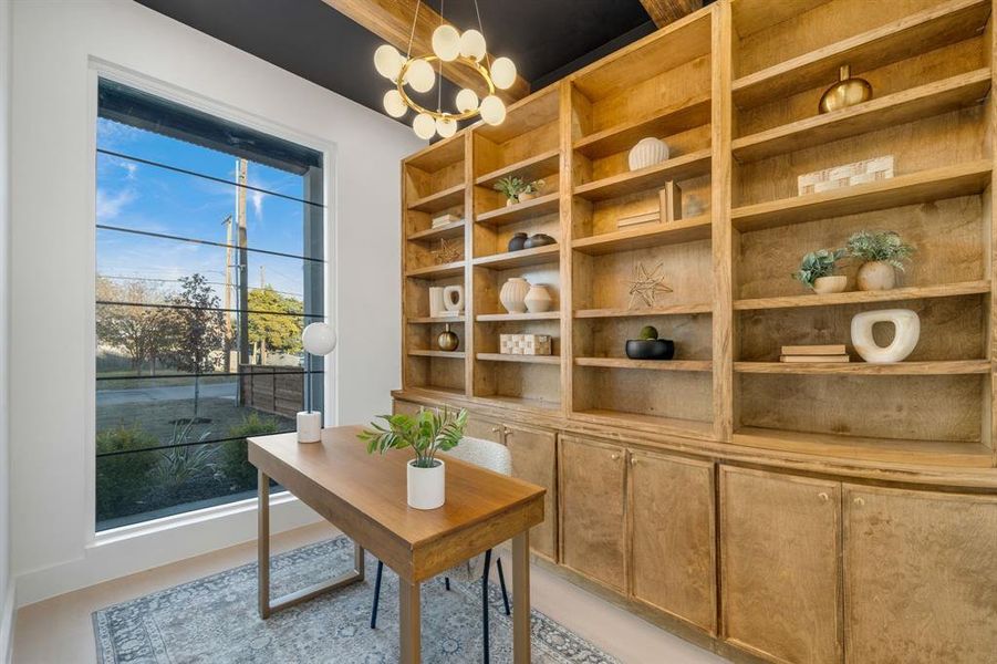 Furnished interior view inside a new home in , Dallas (Image 5).