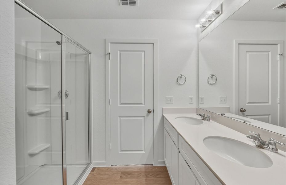 Furnished interior view inside a new home in Sunfield, Buda (Image 14).