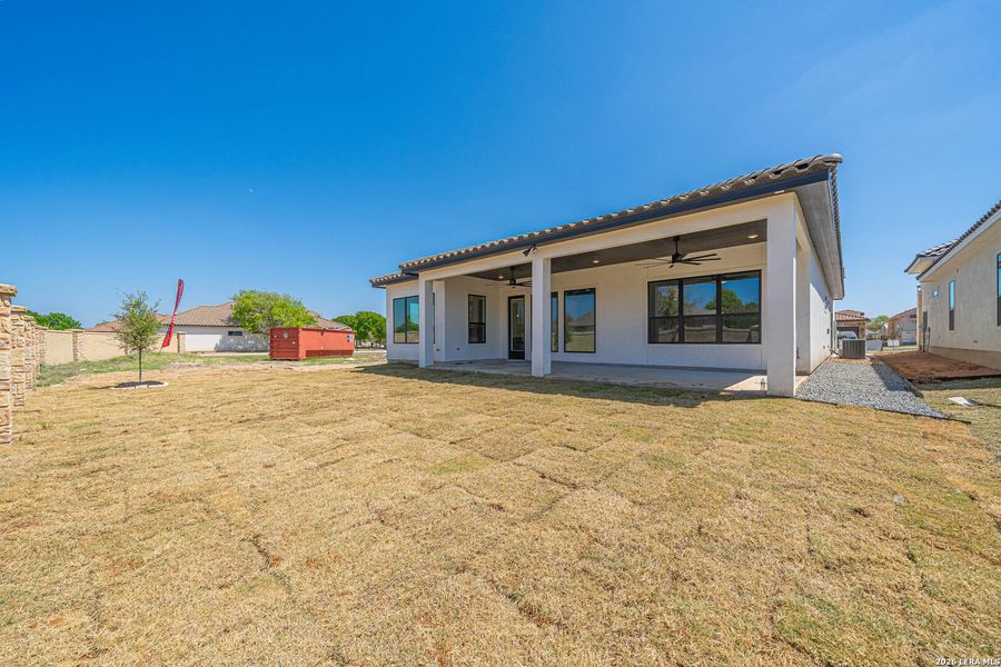 Exterior details and patio area of a home in , Kerrville (Image 22).