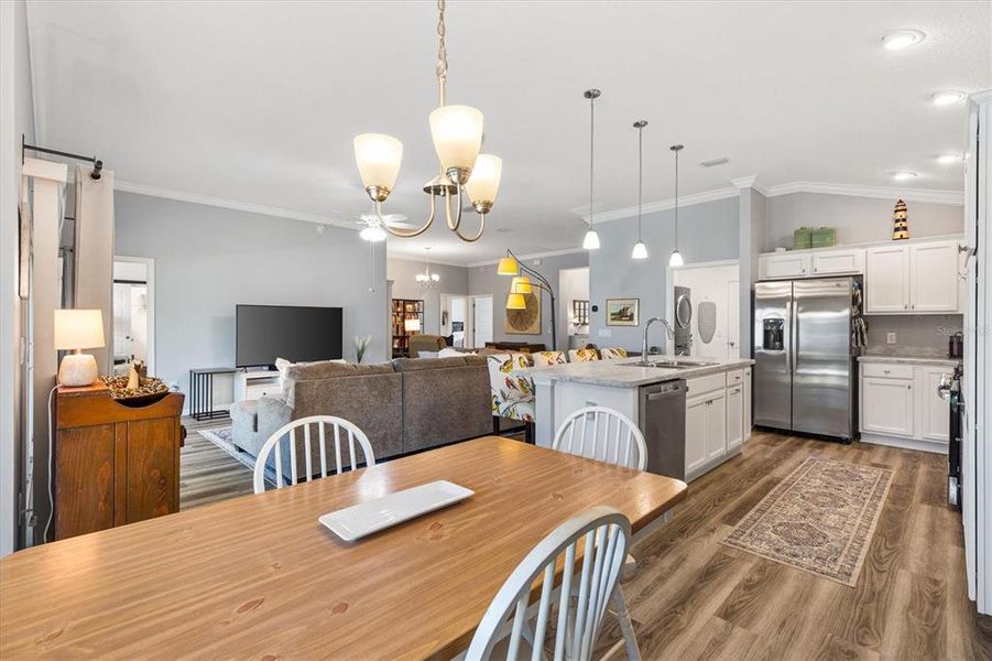 Furnished interior view inside a new home in , The Villages (Image 11).