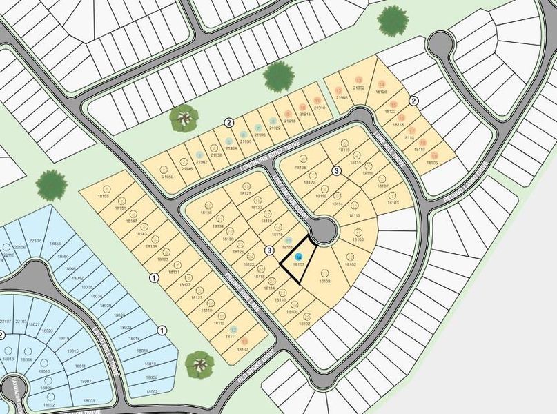 18107 Lost Cactus Court Site Map