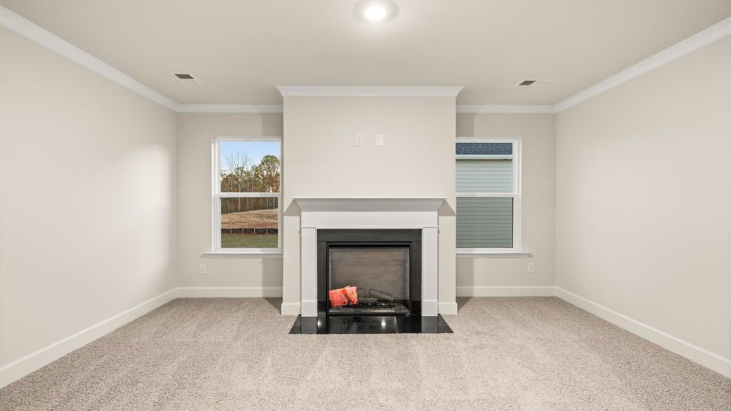 Representative furnished interior of a home built from the Jean Lee by D.R. Horton in Heritage Pointe, Senoia (Image 10).