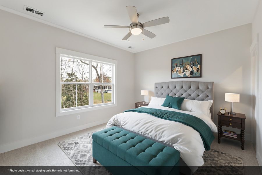Furnished interior view inside a new home in Suter Estates, Easley (Image 13).