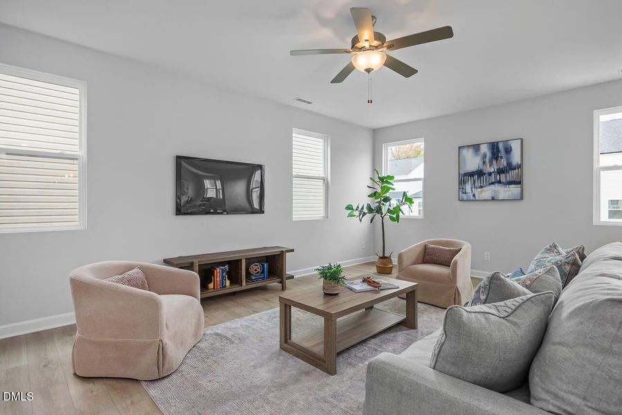 Furnished interior view inside a new home in Gregory Village, Lillington (Image 10).