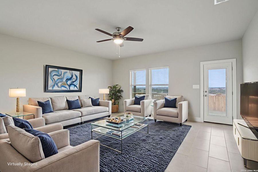 Furnished interior view inside a new home in Lark Canyon, New Braunfels (Image 10).