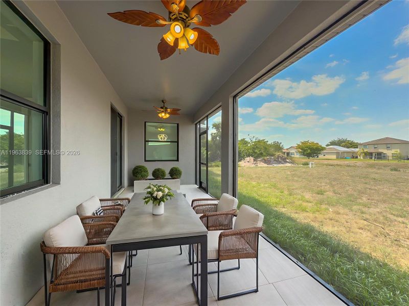 Exterior details and patio area of a home in , Lehigh Acres (Image 24). Exterior details and patio area of a home in , Lehigh Acres (Image 24).