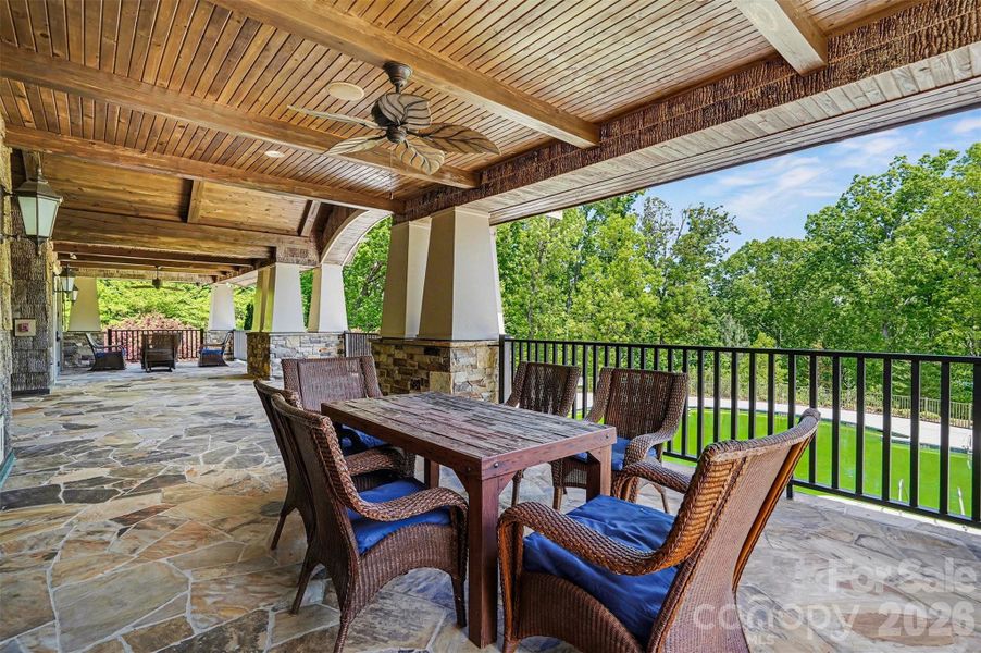 Exterior details and patio area of a home in , York (Image 23).