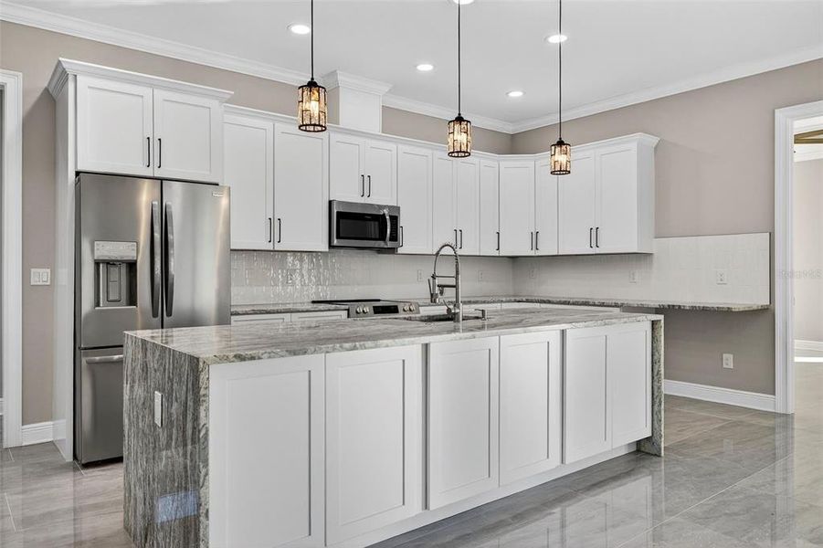 Furnished interior view inside a new home in , Tampa (Image 8). Furnished interior view inside a new home in , Tampa (Image 8).