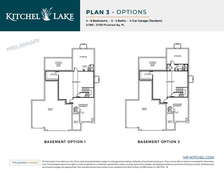 Kitchel Lake Plan 3 Floor Plan