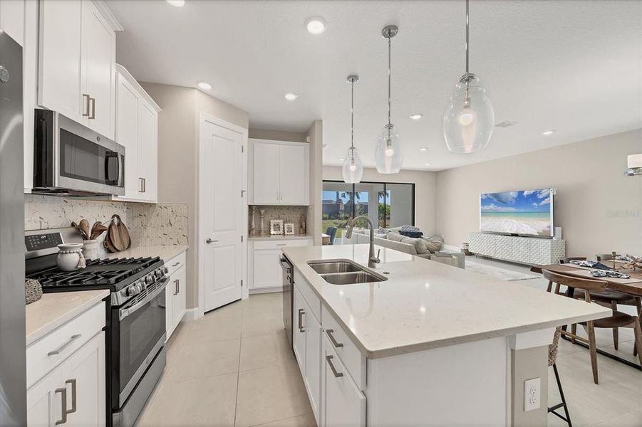 Furnished interior view inside a new home in Esplanade at Artisan Lakes, Palmetto (Image 13).