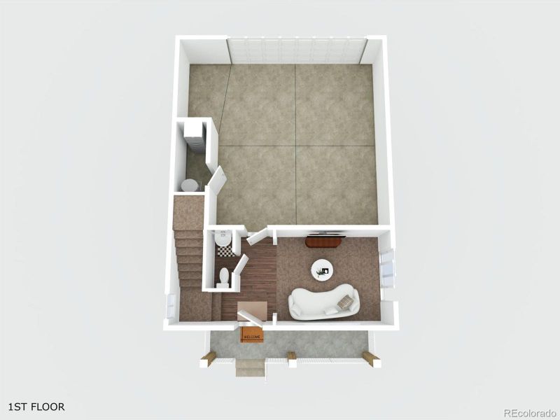 2D floor plan layout of this home in , Commerce City, CO (Image 5).