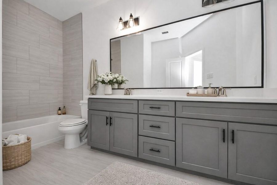 Furnished interior view inside a new home in , Houston (Image 6).