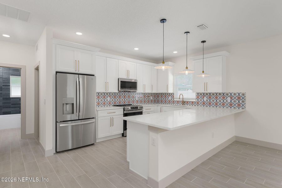 Furnished interior view inside a new home in , St. Augustine (Image 4).