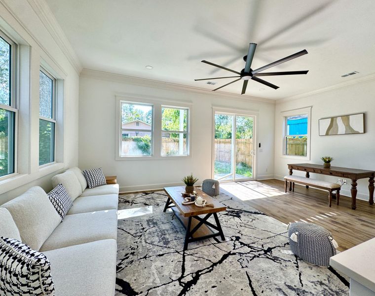 Furnished interior view inside a new home in , North Charleston (Image 12).