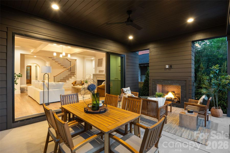 Exterior details and patio area of a home in , Charlotte (Image 30).