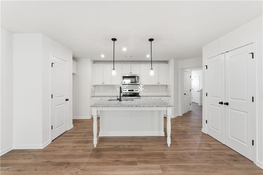 Furnished interior view inside a new home in Silver Leaf, Dawsonville (Image 10).