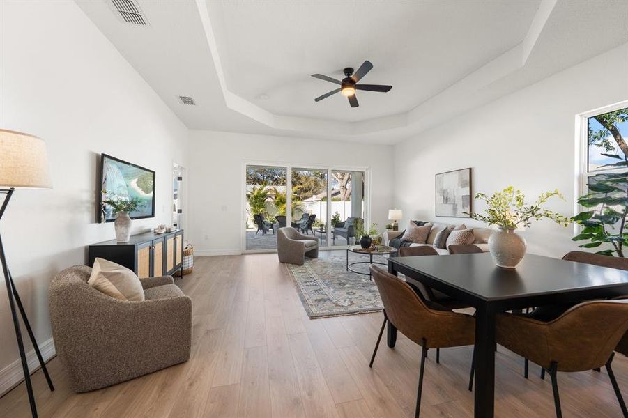 Furnished interior view inside a new home in , Dunedin (Image 7).