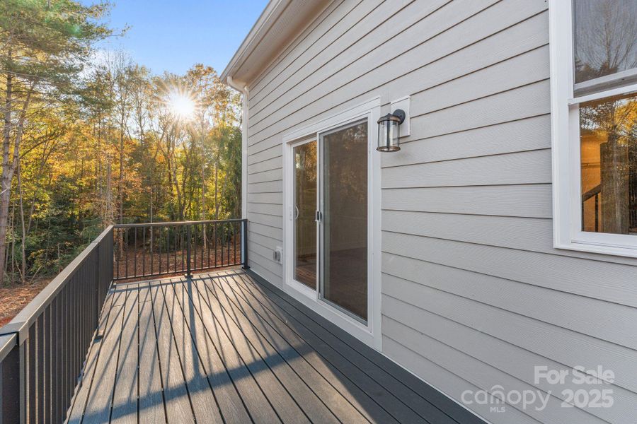 Exterior details and patio area of a home in , Hickory (Image 32).