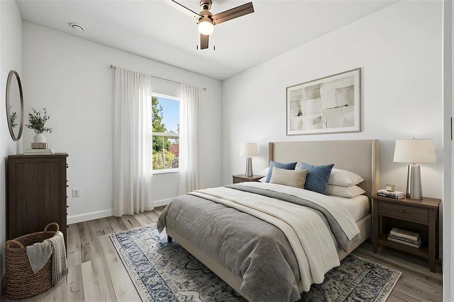 Furnished interior view inside a new home in , Haines City (Image 17).
