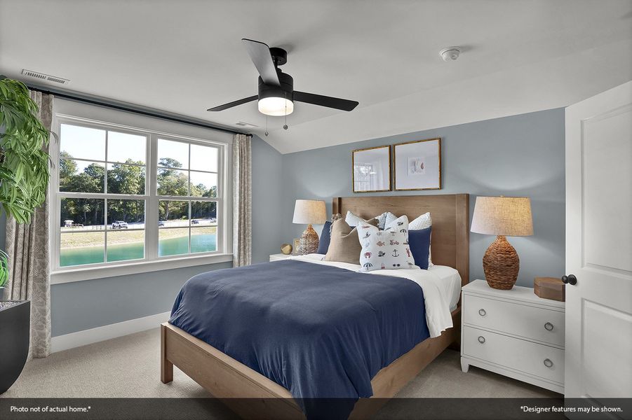 Furnished interior view inside a new home in Grand Park, Leland (Image 17).