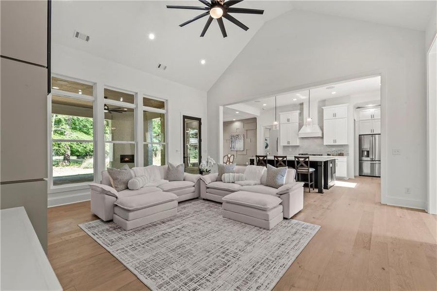 Furnished interior view inside a new home in , Greensboro (Image 32).