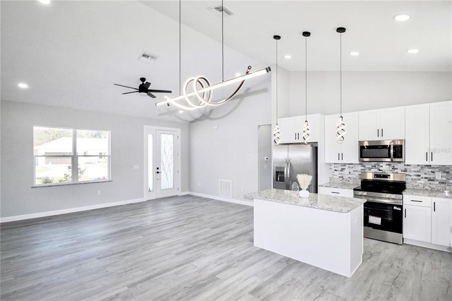 Furnished interior view inside a new home in , Sebring (Image 10).