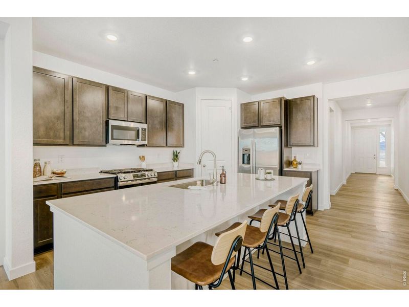 Furnished interior view inside a new home in Sunset Village, Erie (Image 10).