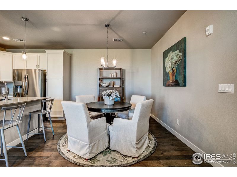 Furnished interior view inside a new home in Highlands at Fox Hill - Discovery, Longmont (Image 10).