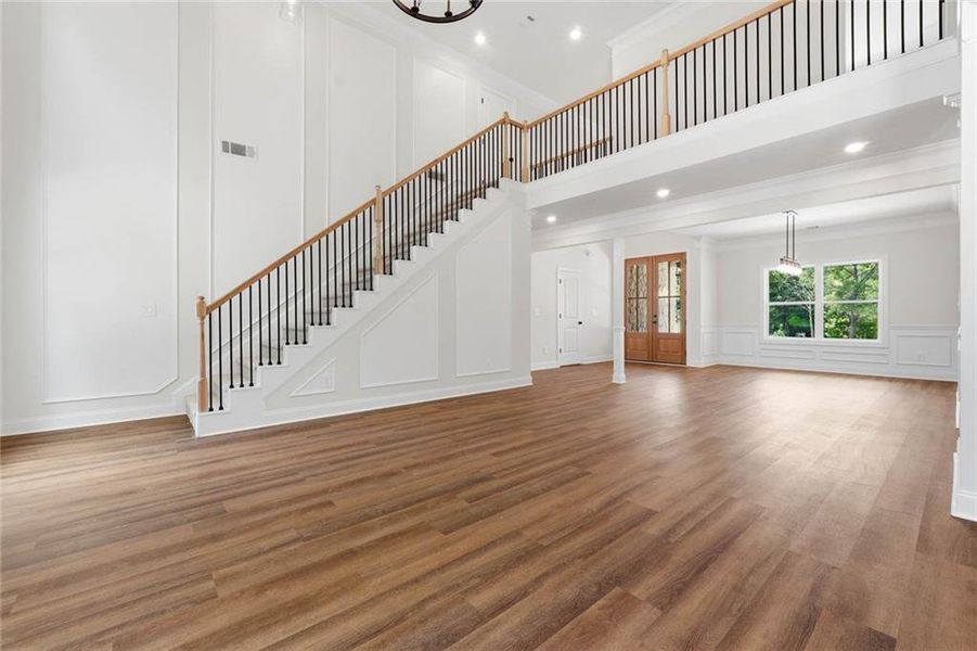 Spacious, unfurnished interior of a new home in , Douglasville (Image 16). Spacious, unfurnished interior of a new home in , Douglasville (Image 16).