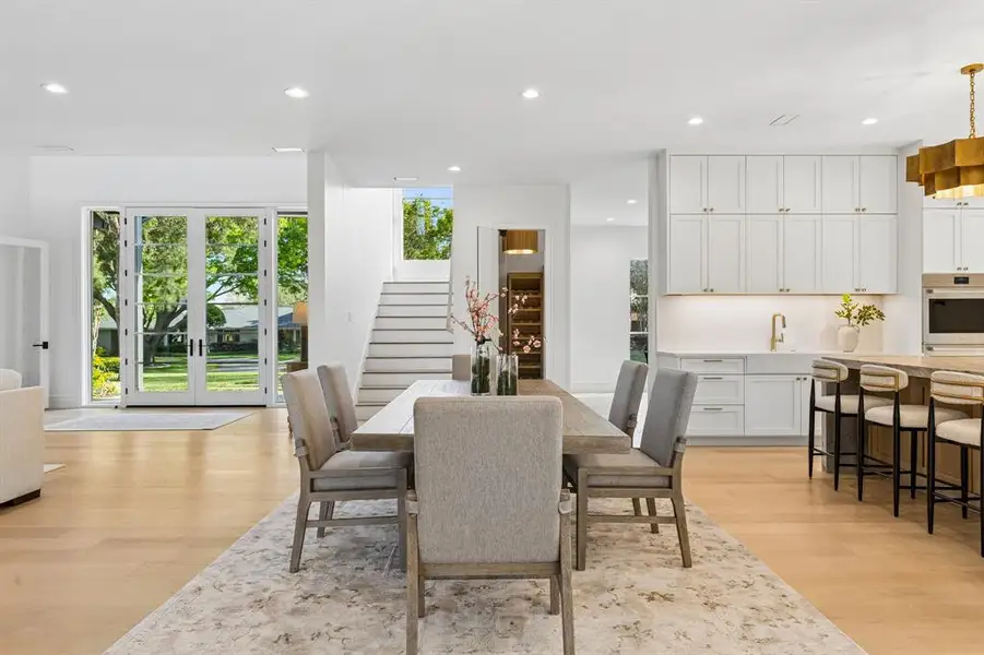 Furnished interior view inside a new home in , Dallas (Image 8).