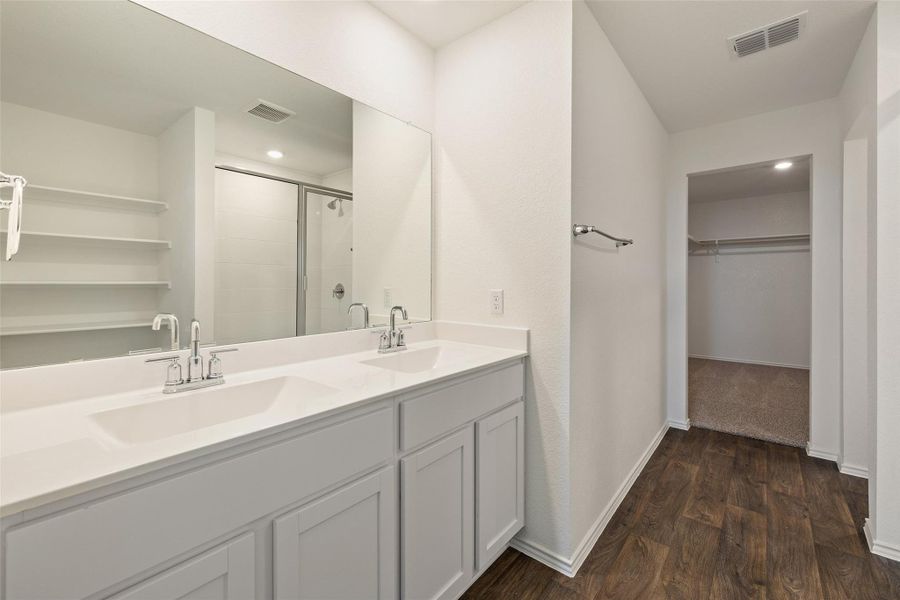 Furnished interior view inside a new home in Palomino, Manor (Image 12).