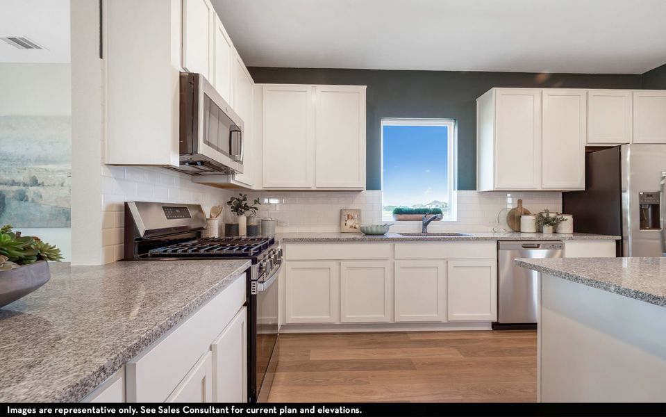 Representative furnished interior of a home built from the Diamond by CastleRock Communities in Paramount, Kyle (Image 10).