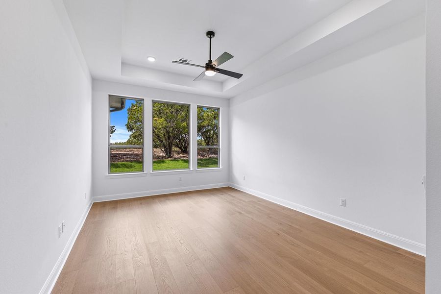 Spacious, unfurnished interior of a new home in The Hollows Canyon - 60', Lago Vista (Image 25). Spacious, unfurnished interior of a new home in The Hollows Canyon - 60', Lago Vista (Image 25).