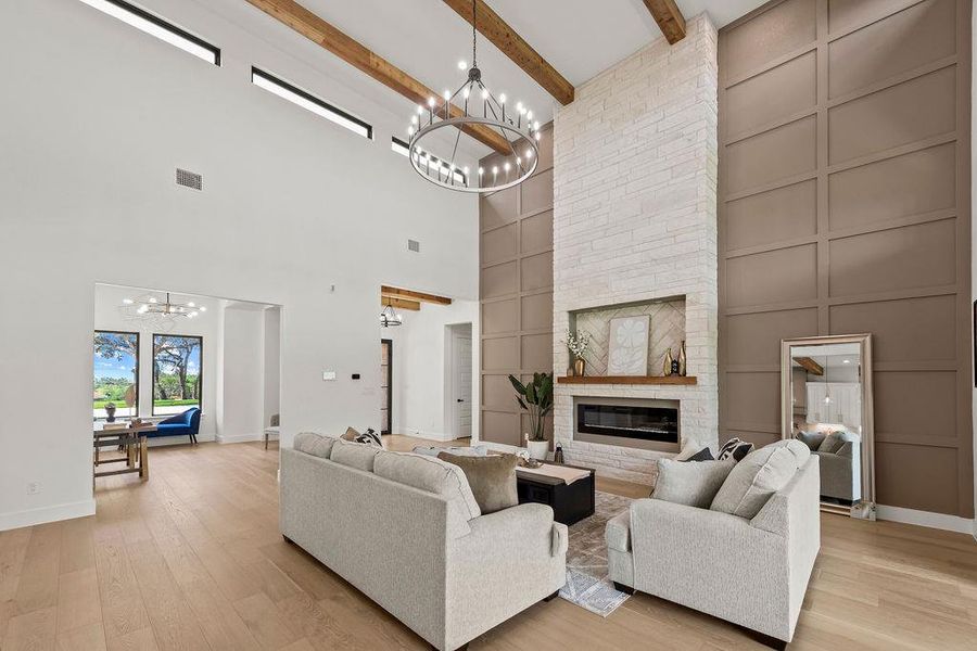 Furnished interior view inside a new home in , Canyon Lake (Image 26). Furnished interior view inside a new home in , Canyon Lake (Image 26).