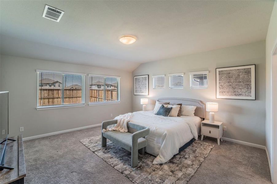 Furnished interior view inside a new home in , Aubrey (Image 18).