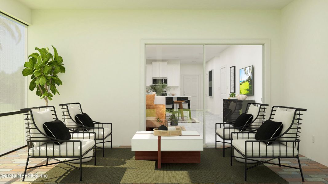 Furnished interior view inside a new home in Saddle Oaks, Jacksonville (Image 9).