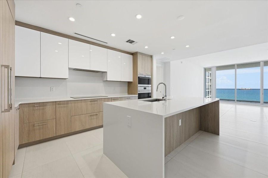 Furnished interior view inside a new home in Selene Oceanfront Residences, Fort Lauderdale (Image 11).