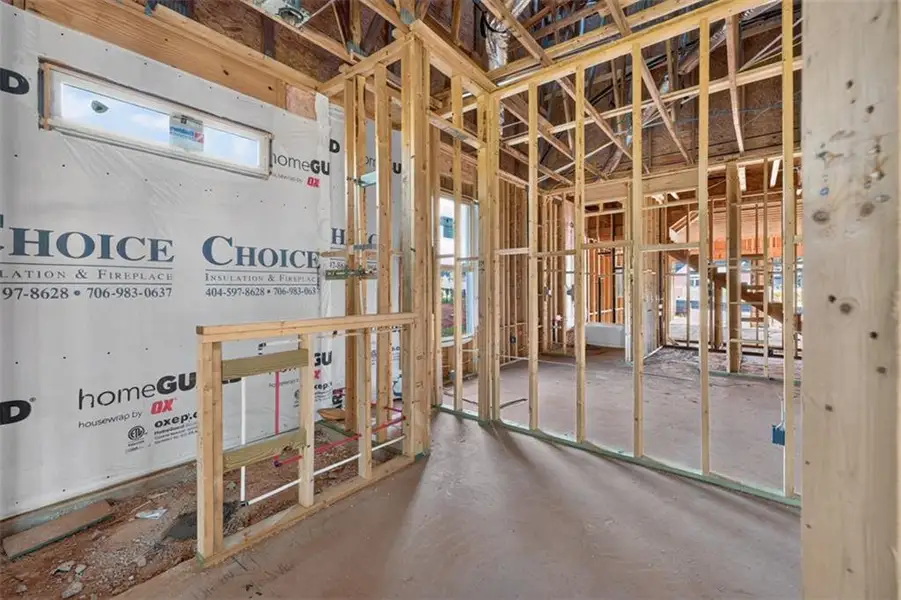 In-progress construction of a new home in , Statham, GA (Image 5).
