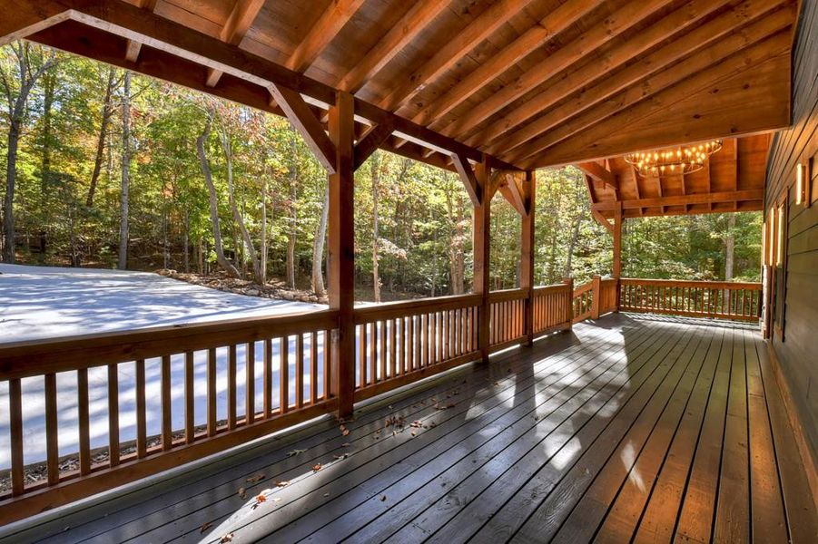 Exterior details and patio area of a home in , Ellijay (Image 23). Exterior details and patio area of a home in , Ellijay (Image 23).